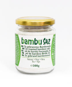 Package 2x roasted fine bamboo salt (300gr)